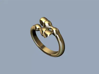 Horse leg ring 3D print model