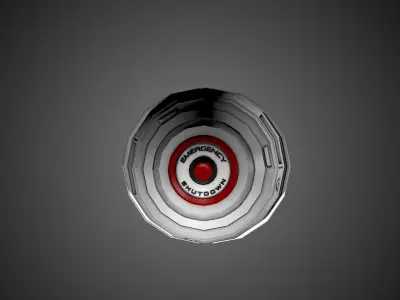 Low-Poly PBR Sphere Bot -- Game-Ready Low-poly 3D model