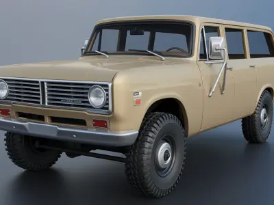 International Travelall 1972 3D print model