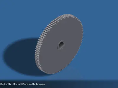 96-Tooth Spur Gear 03 3D print model