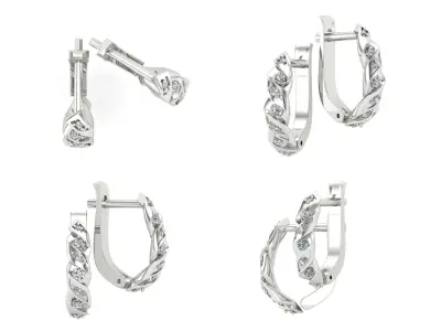 Earrings od82 3D print model