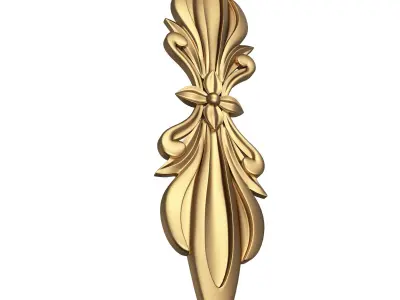 Corbel Carved 06 Low-poly 3D model