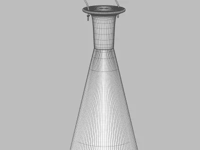 Table decorative lamp IKEA SOLVINDEN 3D model