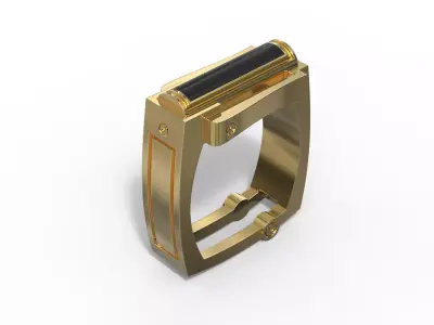 Ring cylinder 3D print model