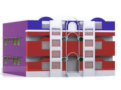 HOME 1 50X56 Elevation 3D model