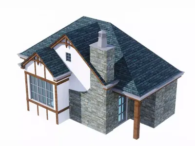 house Low-poly 3D model