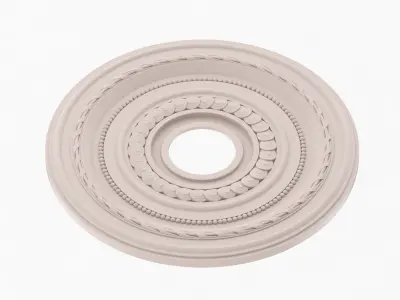 Classic Ceiling Medallion 10 3D model