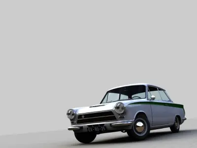 LOTUS CORTINA MK1 1963 3D model