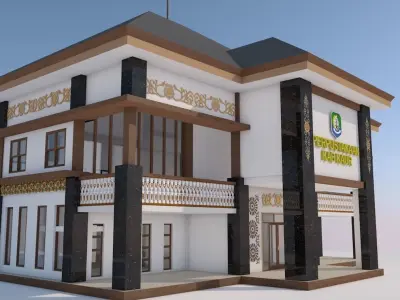 once regency library 3D model