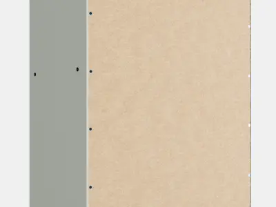 GURSKEN Bedside table Low-poly 3D model