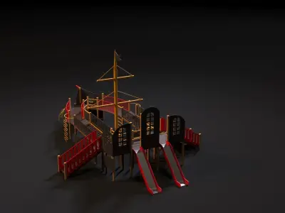 Playground ship 3D model