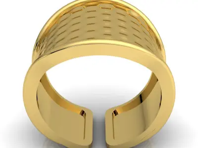 luxury Fancy Ring51 Free 3D print model