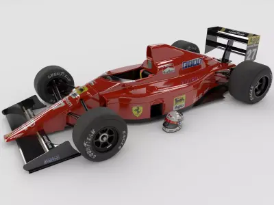 Ferrari 640 Formula-1 3D model