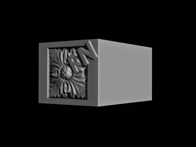 SAMPLE  Bow and  arrows  fireplace mantel 3D model Free 3D model