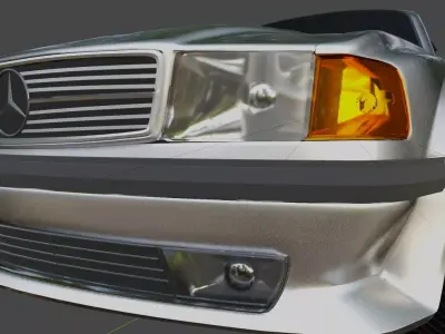 Mercedes  w126 coupe 3D model