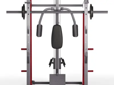  equipment for gym 01 3D model