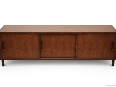 TV Stands PBR Game Ready Low-poly 3D model