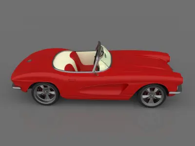 Chevrolet Corvette C1 Ready to Print STL Files 3D print model
