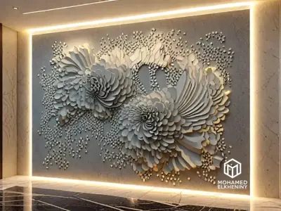 decor set 44 3D model purchase