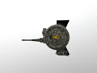 BattleBot Military  Free low-poly 3D model