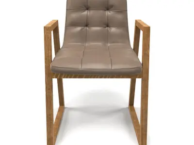 Chair Kare Design Trapez Leather 3D model