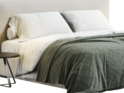 Bed Colection 01 - 10 Items 3D model