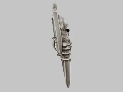  Knights Crest 3D model Low-poly 3D model