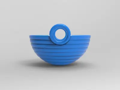 Hola Bowl Low-poly 3D model