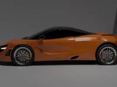 MCLaren 720s 2023 3D Model 3D model