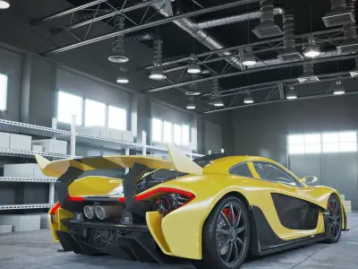 McLaren P1   3D model