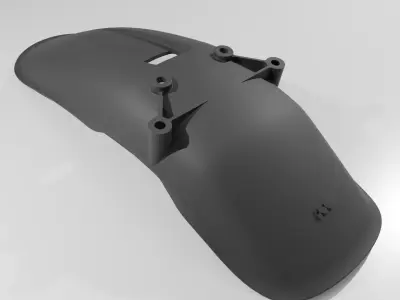 Front fender scrambler for Royal Enfield 650 Interceptor and GT 3D print model