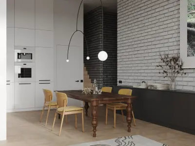 Modern residential interior 05 3D model