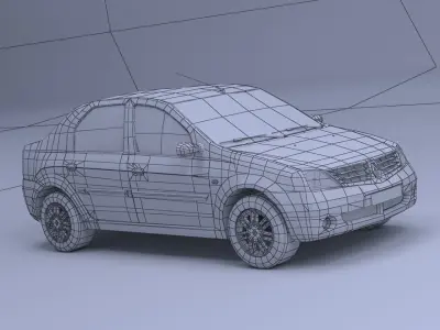 Pars Tondar LowPoly Low-poly 3D model