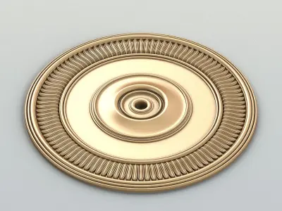 Round rosette 056 3D model