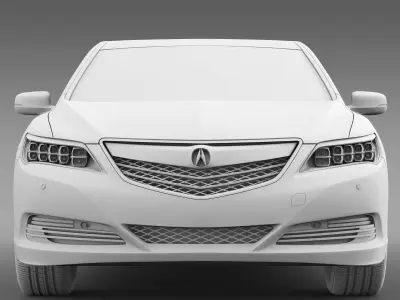 Acura RLX SH AWD 2015 3D model