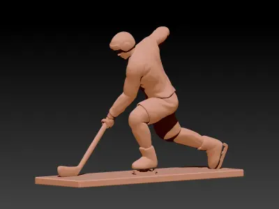 Figure skater 3D print model