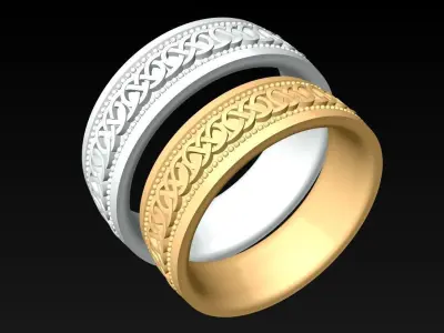 Wedding Rings - N192056 3D print model