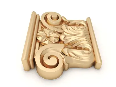 Corbel 10 3D model