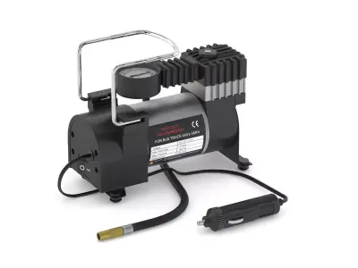 Garage Heavy-Duty Tyre Inflator-Mini Air Compressor 3D model