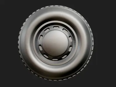 VW Tyre 3D print model