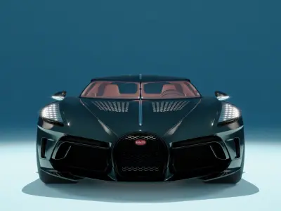 BUGATTI LA VOITURE NOIRE WITH RIG 3D print model