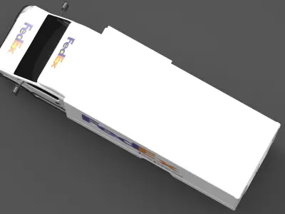 Fedex Truck 3D model