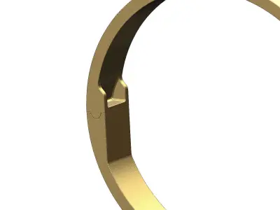 Simple flexture clasp bracelet  3D print model