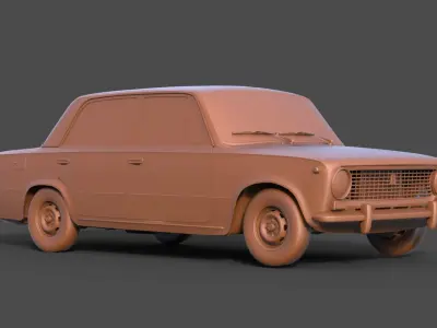 Vaz 2101 3D print model