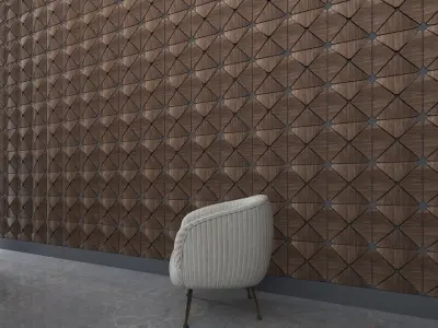 3d Wall Panel Low-poly 3D model