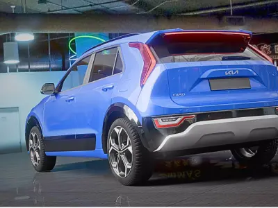 Kia Niro 2023 Rigged 3D model
