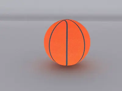 Basketball  Low-poly 3D model purchase