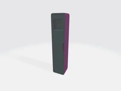 Sports locker 3D print model