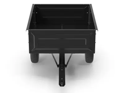 Dump Cart Low-poly 3D model