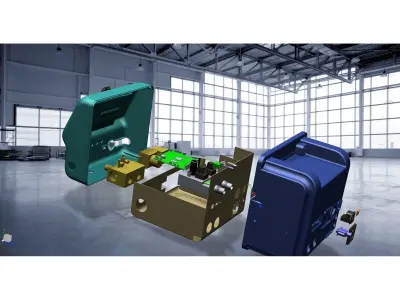 Reverse engineering product design ventilator medical device 3D print model